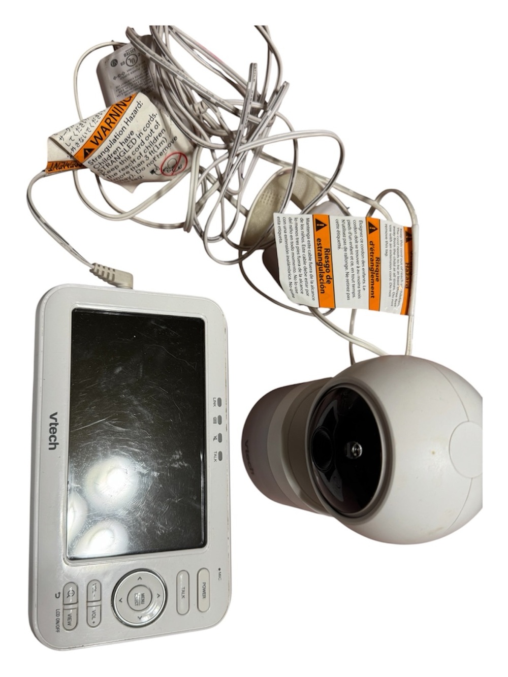 VTech White Baby Monitor with Camera and Parent Unit